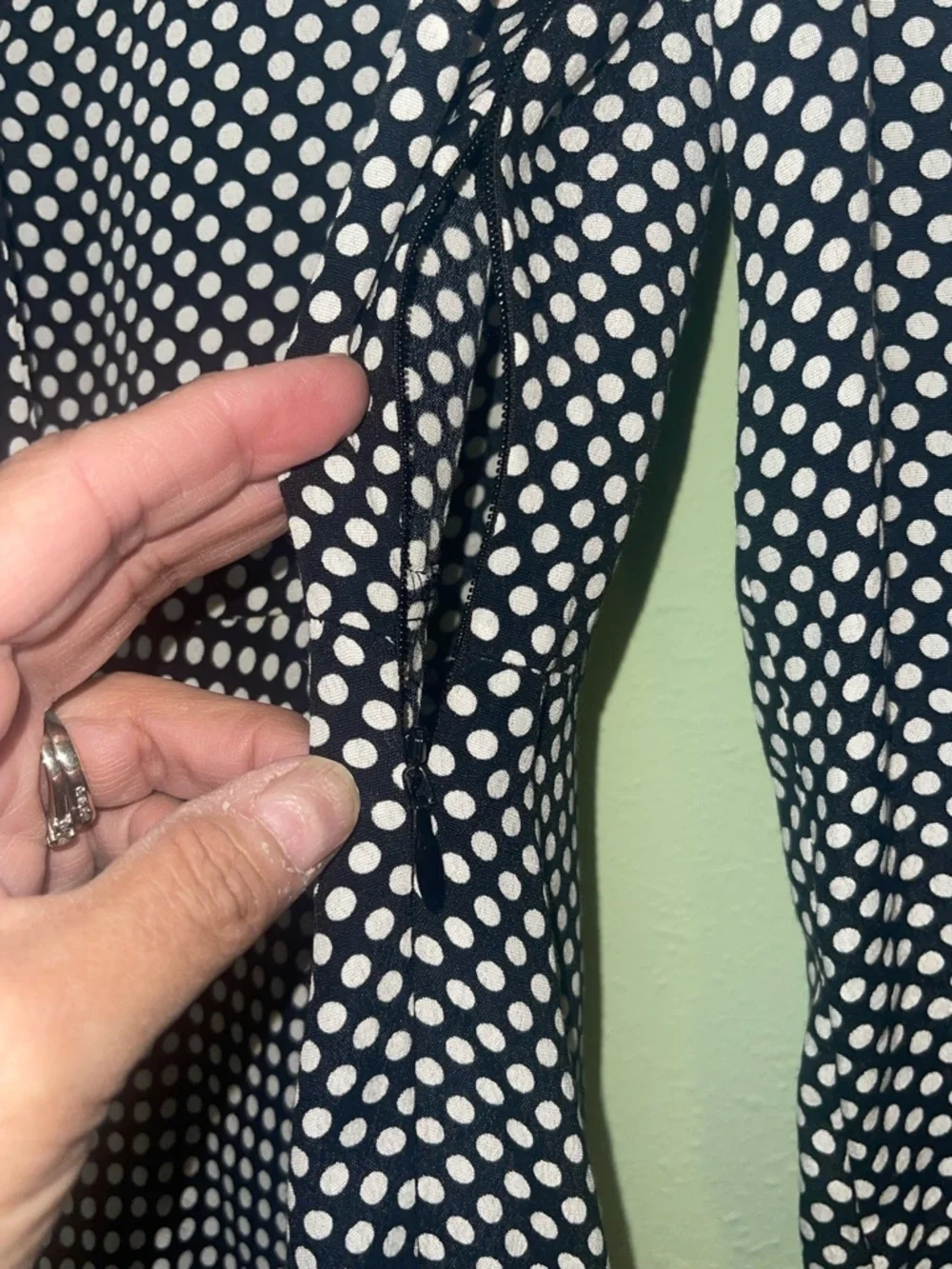 Zara, made in Spain, polka dot mini dress. Size small GUC - Picture 8 of 8